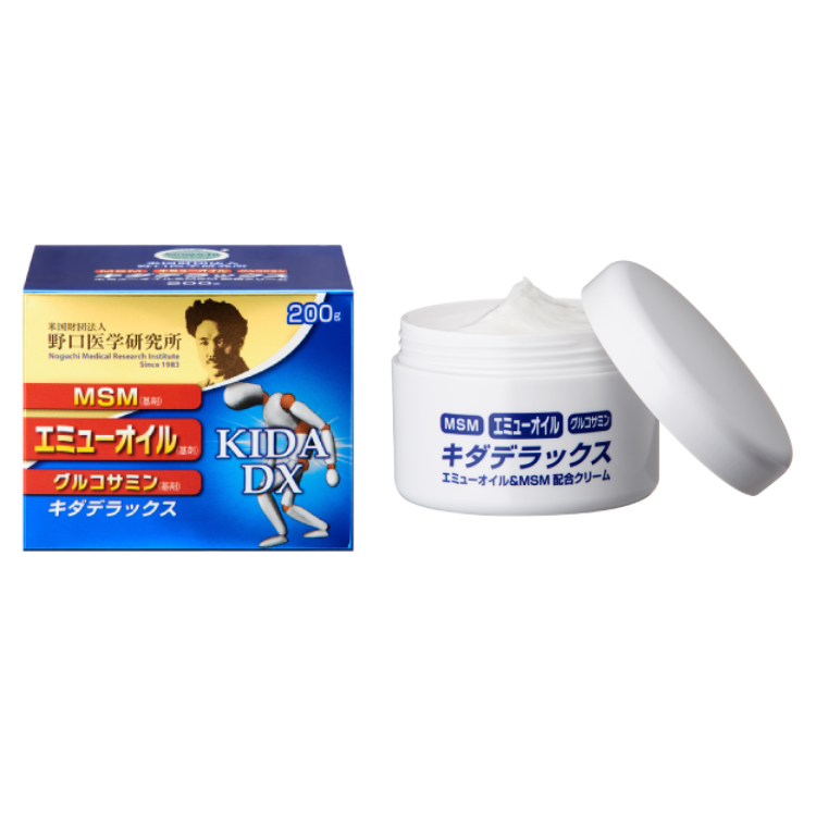 Noguchi Kidadelax（EMU Oil＆MSM包含奶油）200克