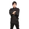 はっぴ/祭り衣装 ブラック ユニセックス着丈83cm ポリエステル 『祭りだ！はっぴ』 〔イベント コスプレ〕