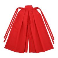 Cosplay Costume: Red Hakama (Halloween, Parties, Banquets)