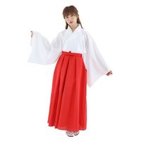 Cosplay Costume: Red Hakama (Halloween, Parties, Banquets)