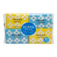 Nepia Nepi-Nepi Flushable Pocket Tissues, 16-Pack