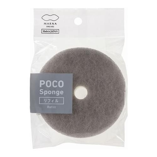 ＰＯＣＯ（ポコ） キッチンスポンジ リフィル Ｋ６７５ 1個入 (グレー)