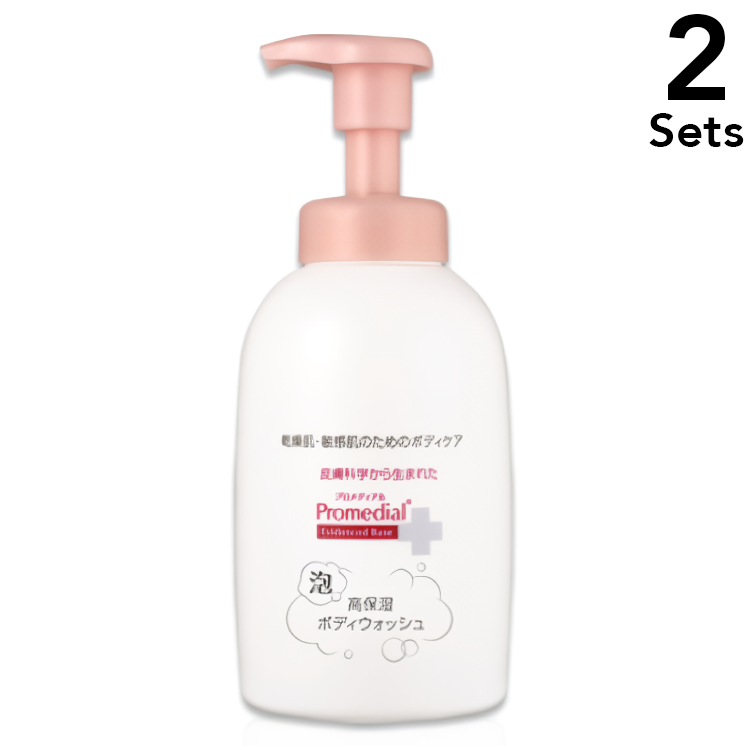 【2入組】樂敦製藥 Promedial 高效保濕沐浴乳 450mL(按壓瓶)