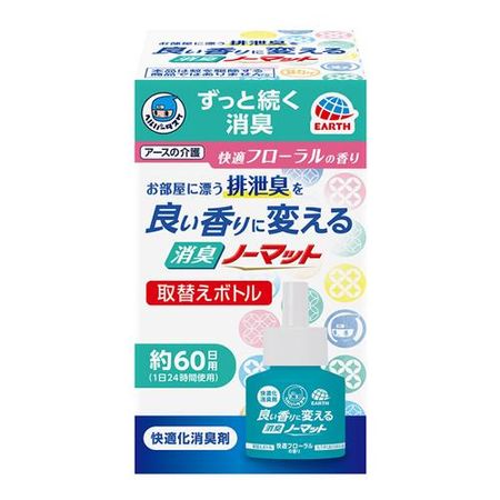 Helper Taske 除臭 No-Mat 带有宜人香味，舒适的花香，替换瓶，1 瓶（45mL）