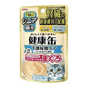 アイシア 健康缶パウチ シニア猫用 下部尿路ケア 40g