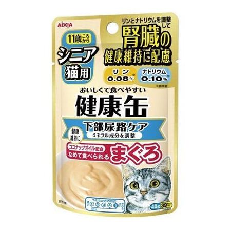 Aisia Healthy Can Pouch for Senior Cats, Lower Urinary Tract Care, 40g