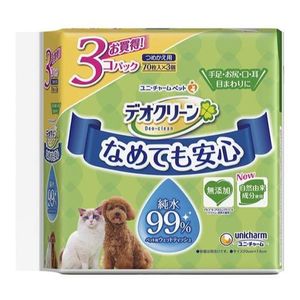 Deo Clean Pure Water 99％濕組織70件（用於補充3包）