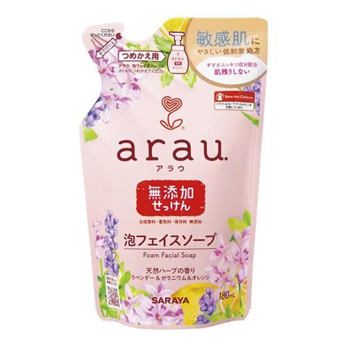 ａｒａｕ．（アラウ．） 泡フェイスソープ 180mL ( 詰め替え用)