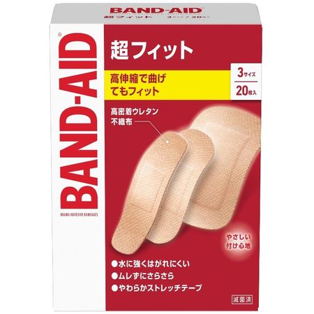 強生（Johnson & Johnson）邦迪超貼合三種尺寸 20片裝
