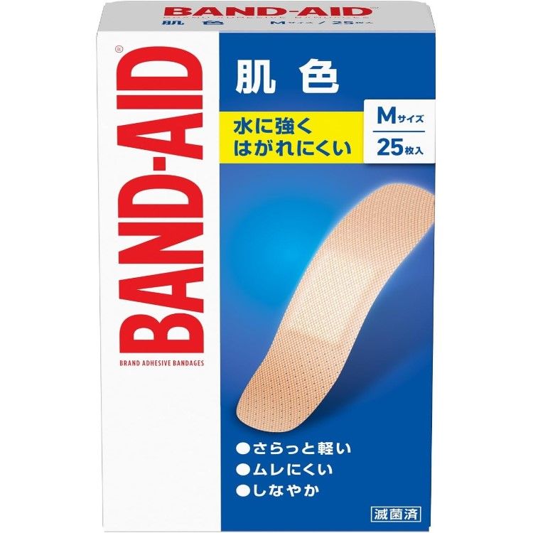 約翰遜結束Johnson Band Aid Skin Color M尺寸25張