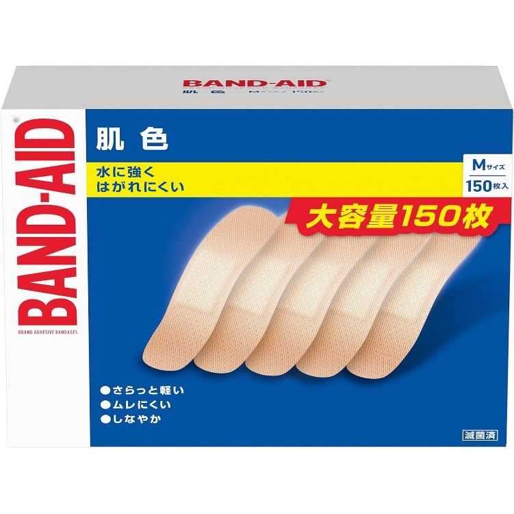 約翰遜結束Johnson Band Aid Skin Color M大小150件