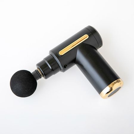 GJ 글로벌 재팬 마사지건 마사지기 파워풀 진동 4가지 어탯치먼트 KINMAKU mini 블랙