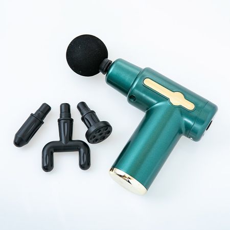 GJ全球日本Massigan按摩机强大的振动4种固定类型Kinmaku Mini Green