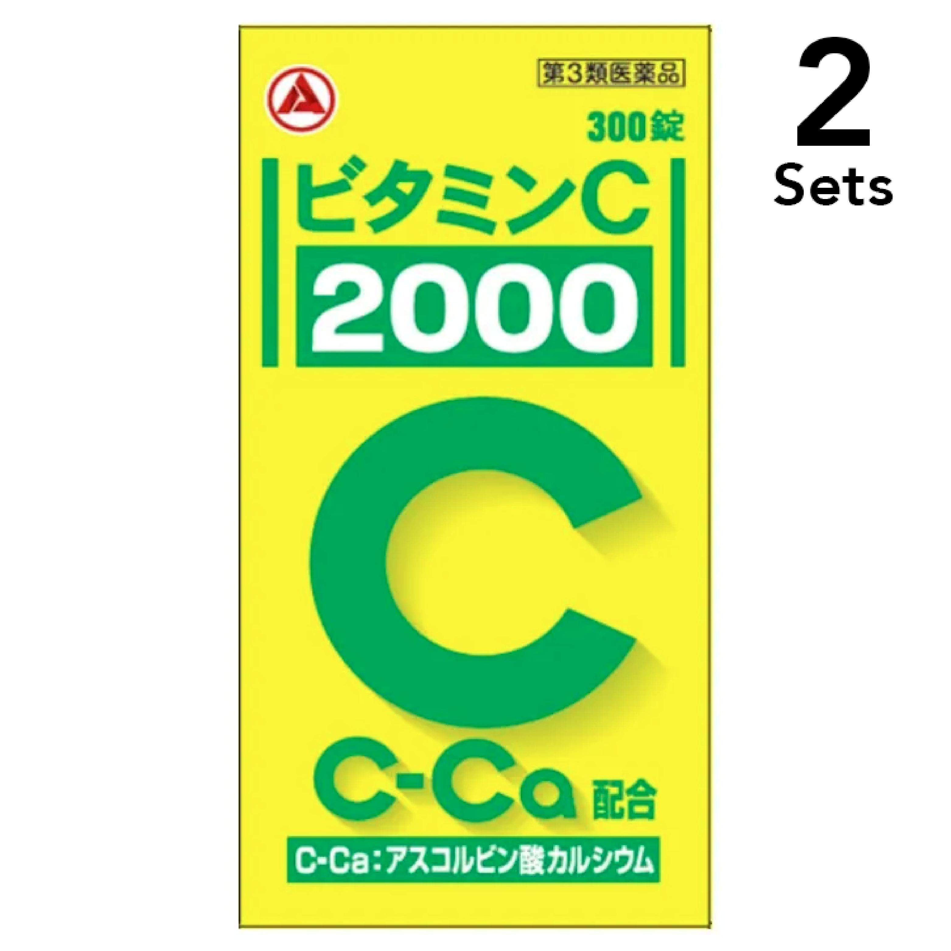 [Set of 2] [Class 3 pharmaceutical] Arinamine Pharmaceutical Vitamin C "2000" 300 tablets