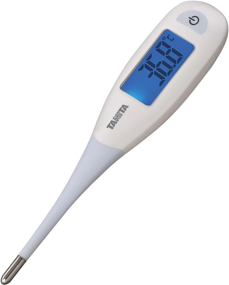 TANITA BT-470 體溫計 電子體溫計 藍色 TANITA 數位體溫計 腋下式 預測式 20秒快速測量 大型顯示螢幕 背光設計 可水洗 BT-470 BL 嬰兒適用 體溫計 日本製