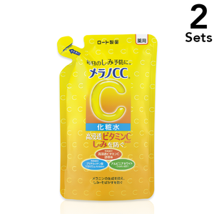 【2個セット】ロート製薬　メラノCC　薬用しみ対策 美白化粧水　つめかえ用　170mL