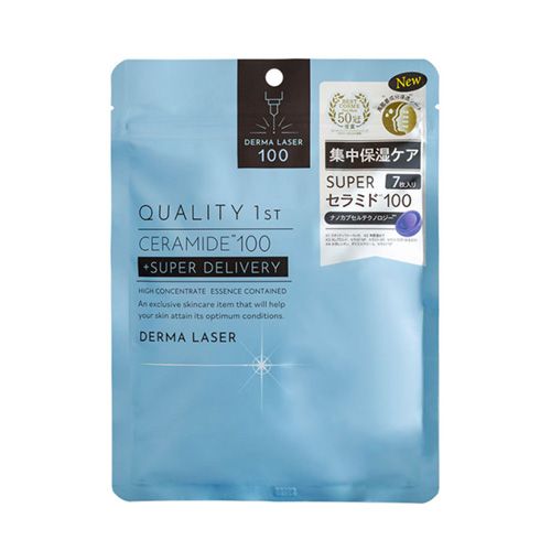 QUALITY 1st Derma Laser Super Ceramide 100 Sheet Mask (Pack of 7)