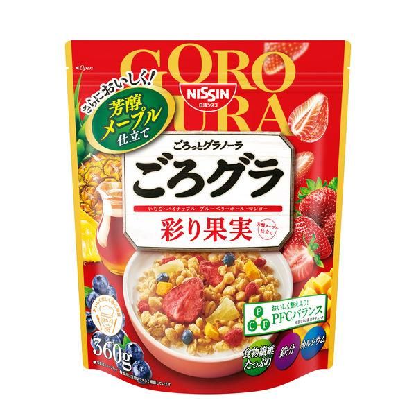 Nissin Cisco串行格蘭諾拉麥片周圍的古拉有色水果360g