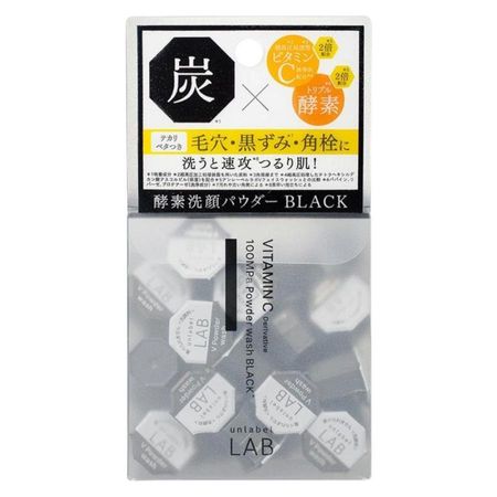 Unlabel V Enzyme Face Wash Powder Black 0.4G x 30