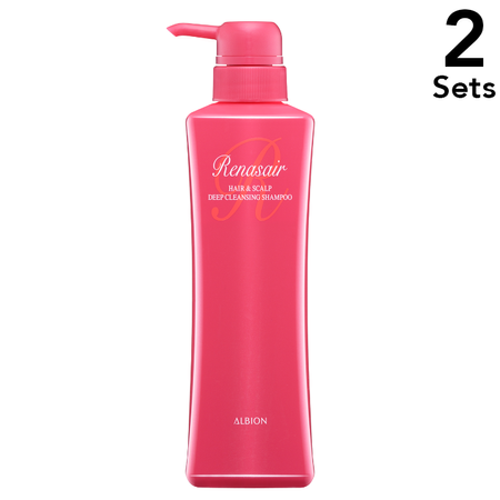【2개 세트】ALBION 알비온 루네시아 헤어&스칼프 딥 클렌징 샴푸 500ml