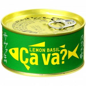 [24 조각] Iwate 통조림 국내 고등어 레몬 바질 맛 170g x 24 캔