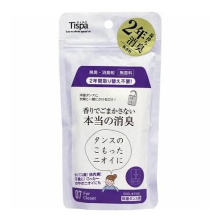 Ｔｉｓｐａ（ティスパ） 香りでごまかさない本当の消臭 洋ダンス用 1個入