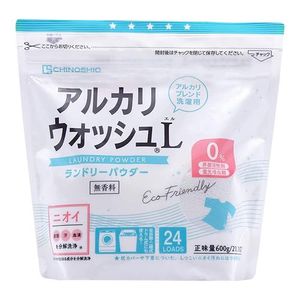 Alkaline Wash L Laundry Powder Unscented 600g