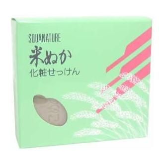 スクワナチュレ 米ぬか化粧石けん 140g (×2個)