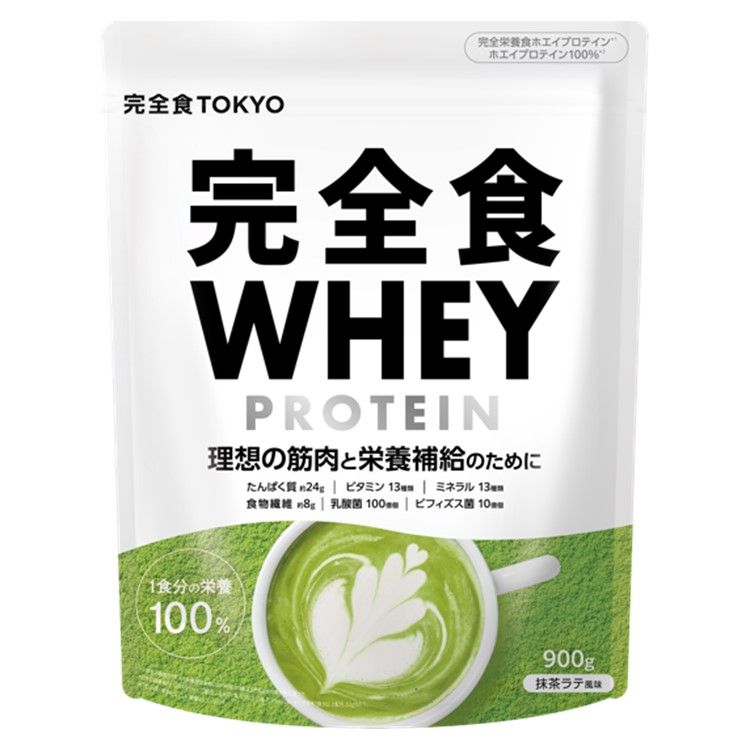 Complete Food TOKYO Complete Nutrition Whey Protein, Matcha Latte Flavor, 900g