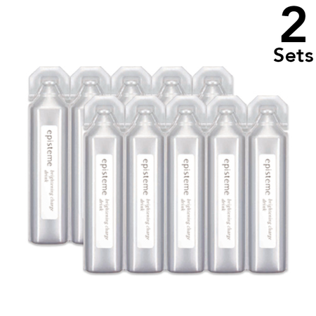 【2個セット】ロート製薬　episteme（エピステーム）　ブライトニングチャージドリンク　20mL×10本