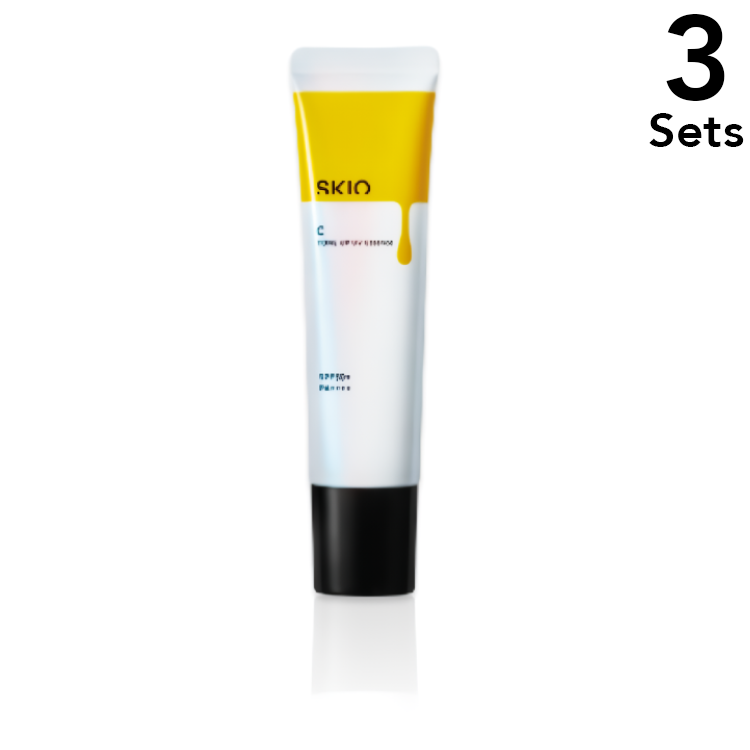 樂敦製藥 【3入組】樂敦製藥 SKIO VC 亮白防曬精華 SPF50＋／PA++++ 30g（約45天用量）
