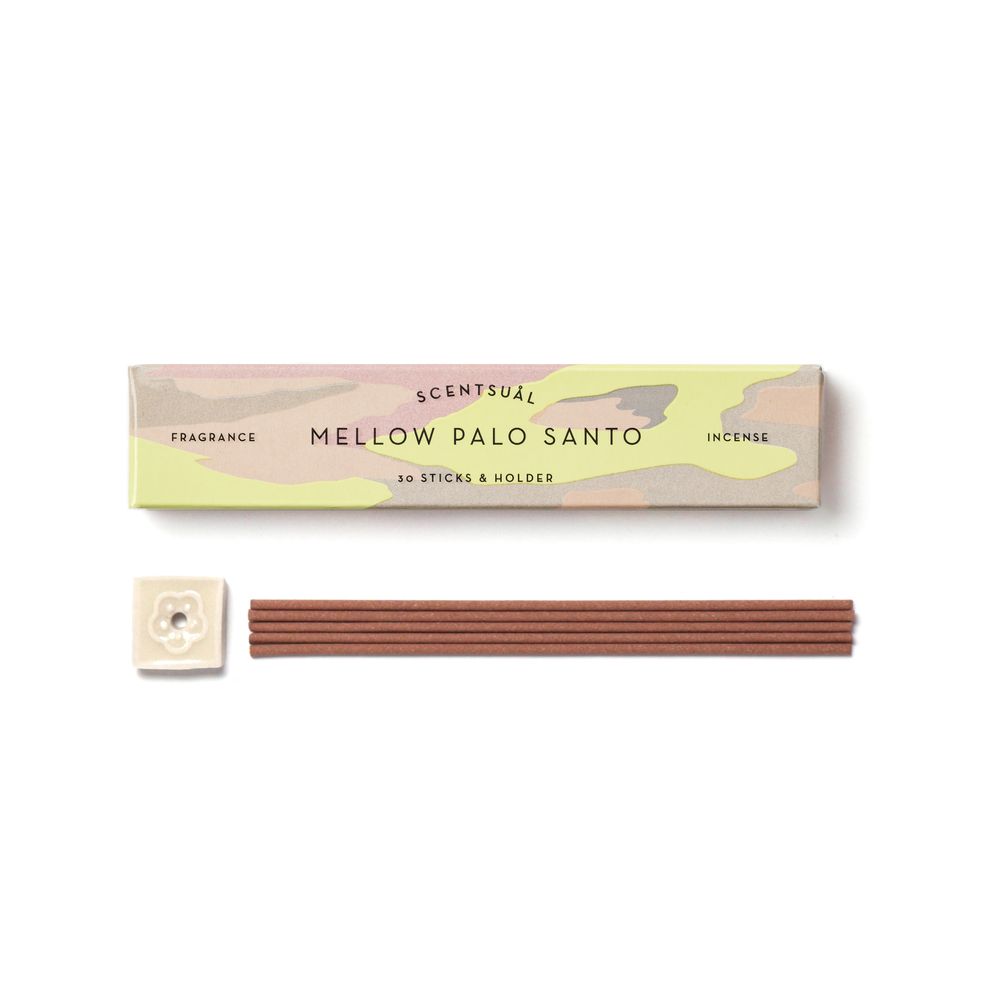 Nippon Kodo Scentsual Mellow Palo Santo Incense, 30 Sticks