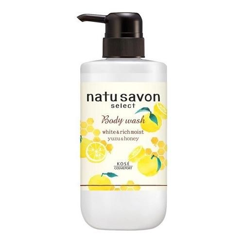 softyimo natu sabon选择白色沐浴露湿润的Yuzu＆蜂蜜500ml