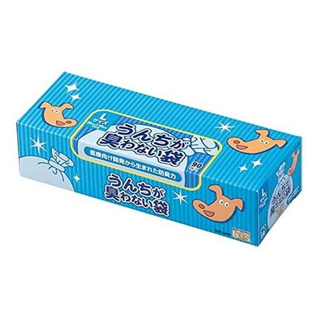 냄새 차단 배변봉투 BOS(보스) 강아지용 L사이즈 바닥폭 있음 90매입 (박스형)
