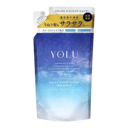 YOLU(ヨル) リラックスナイトリペアシャンプー 400mL (詰め替え用)