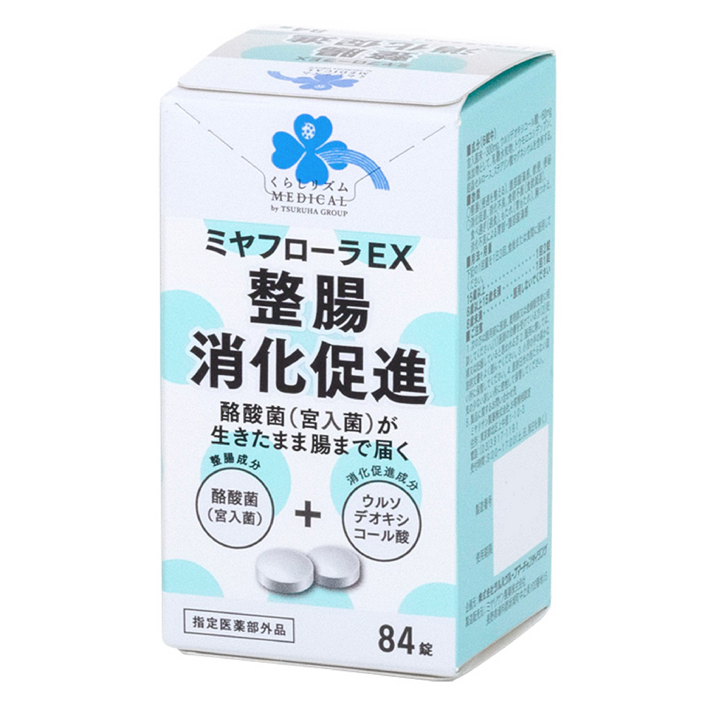 健康・医学 dodo Designated Quasi-Drug] Kurashi Rhythm Miyaflora EX, 84 Tablets