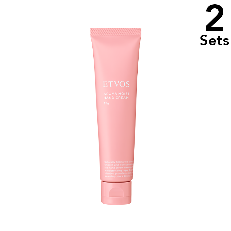 Set of 2 ETVOS Aroma Moist Hand Cream Come Up Roses 35g