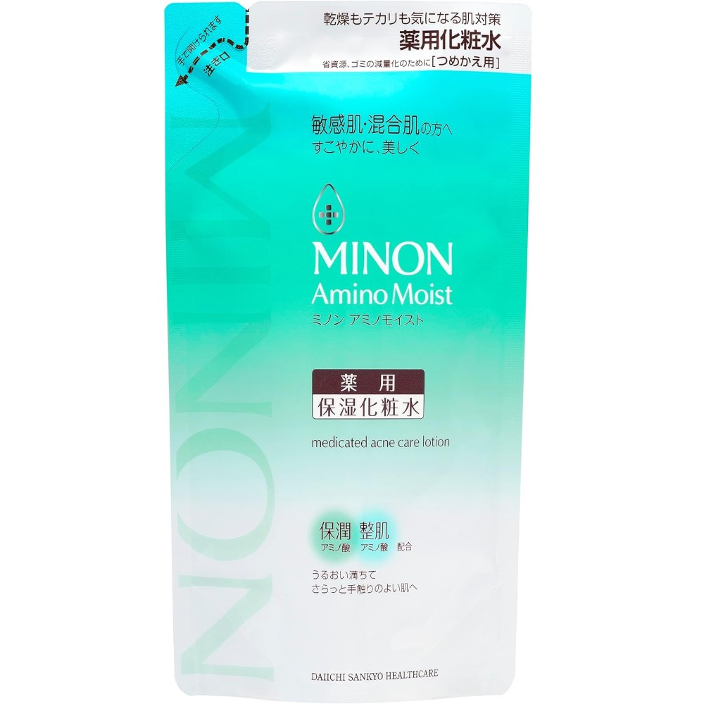 第一三共健康護理 MINON Amino Moist (蜜濃) minon氨基濕藥護理乳液補充130毫升