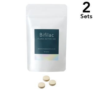 [Set of 2] MIKIMOTO Bifilac Flora Active 500 Tablets 90 tablets