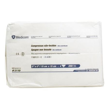 Medicom 不織布紗布 #2110 200片裝（四折 15×15cm）