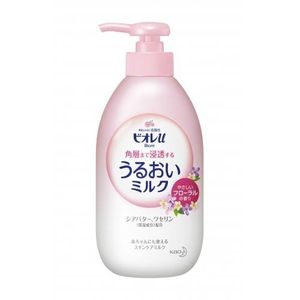 【24개 세트】 카오 비오레 U 각질층까지 스며드는 보습 바디 밀크 플로럴 향 300ml