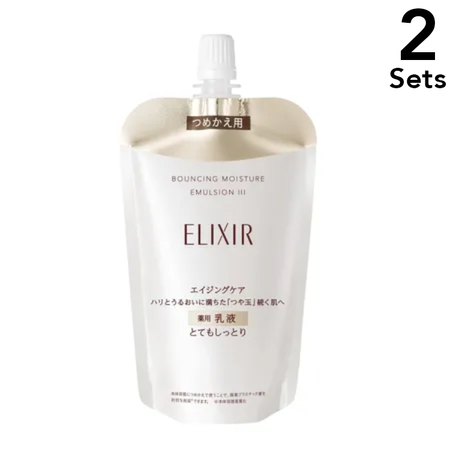 [Set of 2] ELIXIR Lift Moist Emulsion SP ELIXIR Very Moist (Refill) [Medicated Emulsion] 110mL