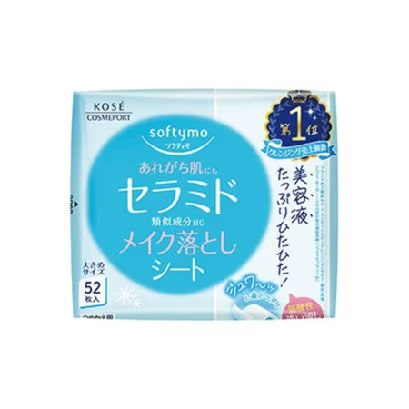 KOSE COSMEPORT Softymo
Softymo 卸妆片 神经酰胺补充装 52片
