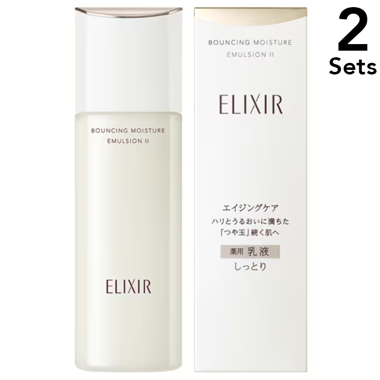 資生堂 【2入組】ELIXIR 怡麗絲爾 提拉緊緻保濕乳液 SP II 滋潤型 130mL [藥用乳液]