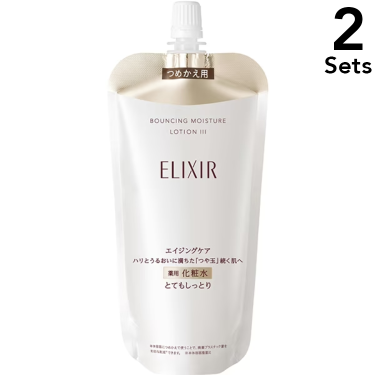 資生堂 [ 2入組] ELIXIR Lift Moist ELIXIR SP III 強效保濕 (替換裝) 150mL [藥用化妝化妝水]