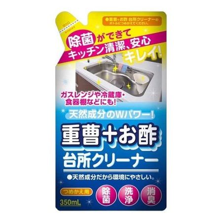 Tomokazu 小苏打 + 醋 厨房清洁剂 350mL（补充装）