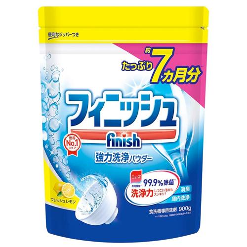 Reckitt Benckiser Japan Finish（芬尼仕）檸檬香型洗碗機專用洗滌粉 900g（補充包）