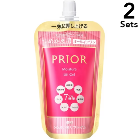[Set of 2] Shiseido Prior Moisture Lift Gel Refill 105mL