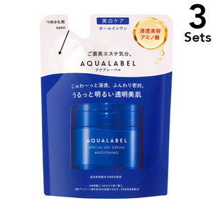 [Set of 3] Shiseido Aqua Shiseido Special Gel Cream EX (Brightening) Refill [Cream] 81g