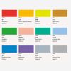Holbein opaque watercolor paint gouache Japanese color [Aya] Spring 15ml x 12 color set